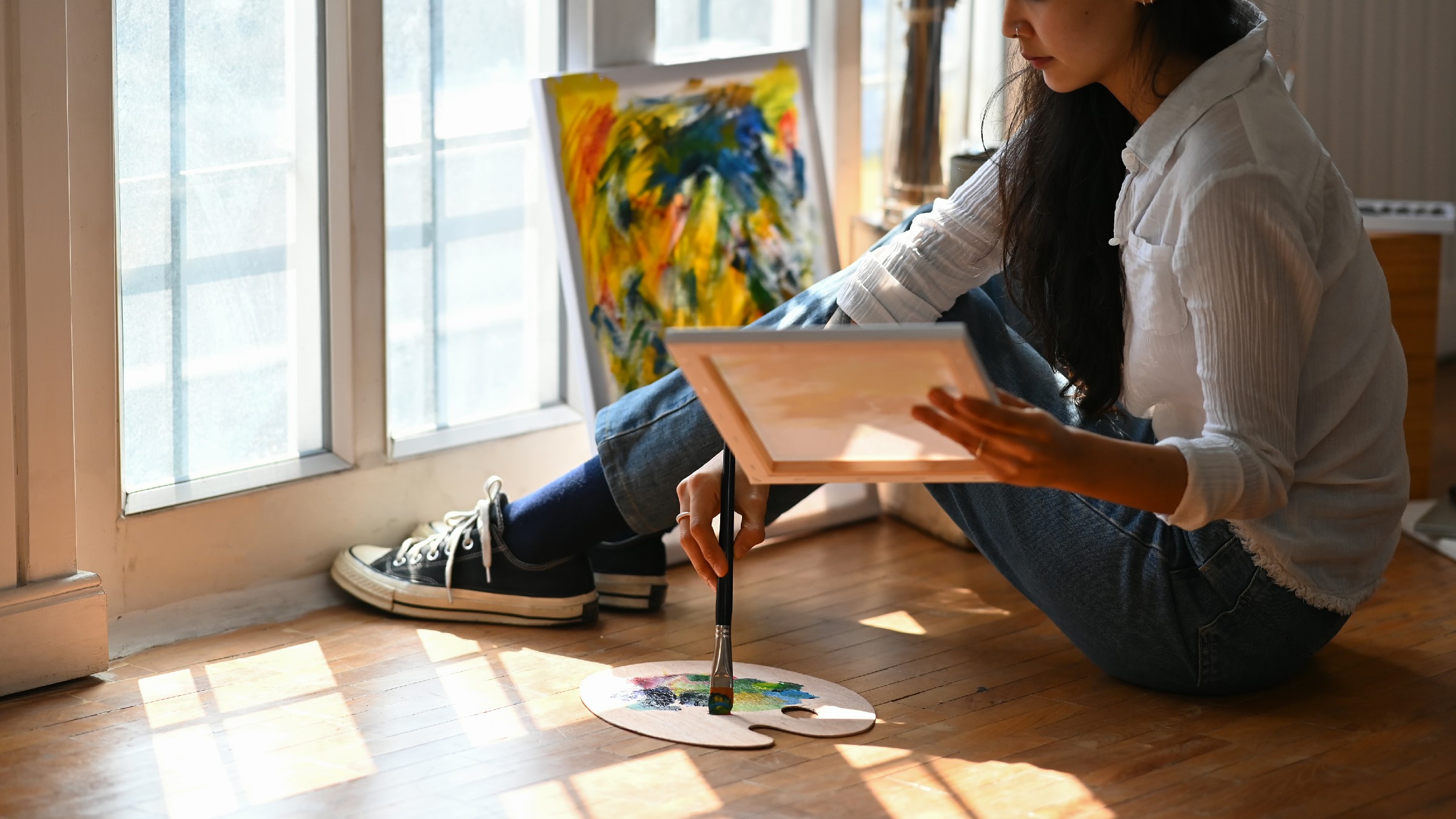 A QUALIDADE DAS TINTAS E A PINTURA EM TELA