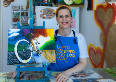 O Ciclista Acrílica