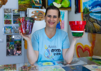 Reciclagem com a Pintura