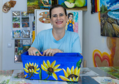 Reciclagem com a Pintura