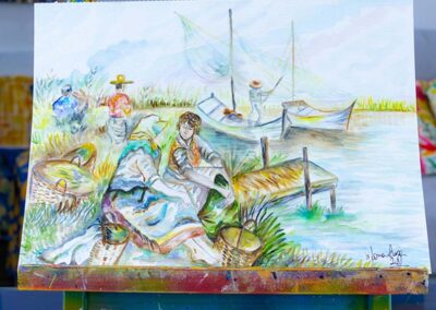 Aquarela pescadores
