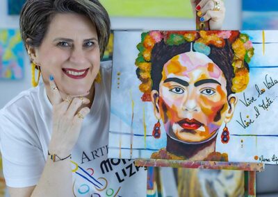 Frida Moderna Acrílica
