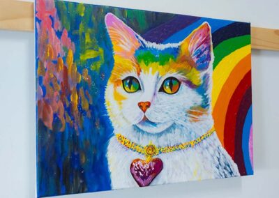 Gato da Diversidade Acrílica