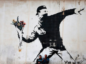 Flower Thrower Banksy