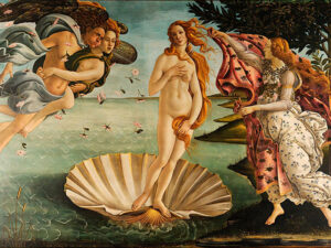 Simonetta Vespucci em O Nascimento de Vênus de Botticelli