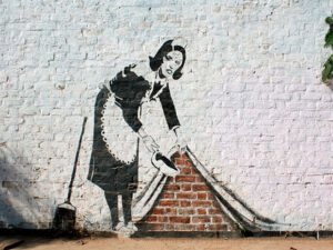 Sweep It Under The Carpet Banksy