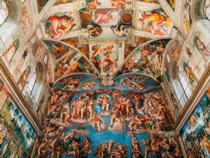 Pintura na Capela Sistina Pintura na Capela Sistina