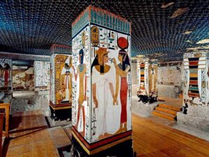 Pintura no Egito Tumba Nerfertari