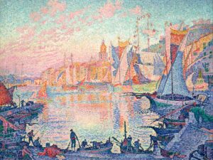 The Port of SaintTropez Paul Signac